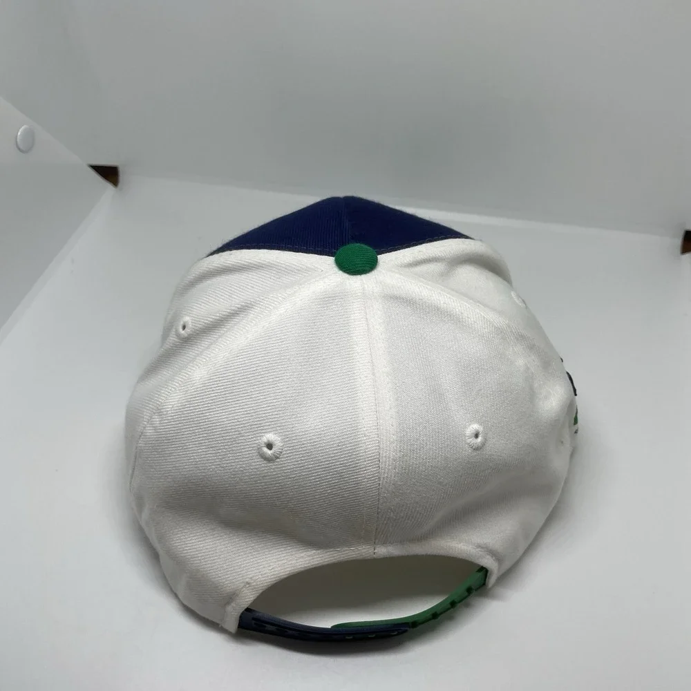 Zephyr Irish Notre Dame‎ Cap Navy Green Embroidery Adjustable Snapback Hat